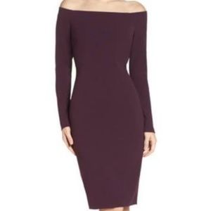 Eliza J off the shoulder dress